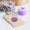 Brass Wax Seal Stamp with Handle AJEW-WH0184-0676-3