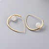 Natural Gemstone Dangle Earrings EJEW-JE03593-4