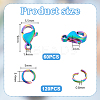 Ion Plating(IP) 304 Stainless Steel Lobster Claw Clasps STAS-PH0006-13-2