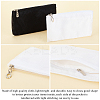 WADORN 2Pcs 2 Colors Cloth Zipper Bag FIND-WR0005-46-4