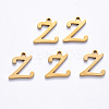 PVD Vacuum Plating 201 Stainless Steel Charms STAS-R105-Z-G-2