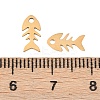 304 Stainless Steel Charms STAS-D390-02G-3