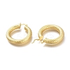 Brass Hoop Earrings EJEW-H104-09G-3
