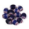 Handmade Millefiori Glass Barrel Beads LA-N002-18D-1