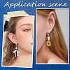 44Pcs 2 Color Brass Leverback Earring Findings KK-CN0003-05-5