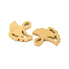 Ion Plating(IP) 304 Stainless Steel Charms STAS-S135-03G-2