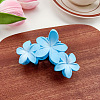 Candy Color Three Flower Plastic Claw Hair Clips PW-WG6FDF6-05-1