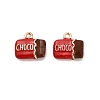 Alloy Enamel Pendants PALLOY-R155-01G-02-1