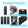 30Pcs 3 Styles Rectangle Laser Plastic Yin-yang Zip Top Gift Bags OPP-TA0001-12-3