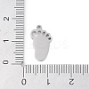 304 Stainless Steel Pendants STAS-S136-04P-02-3