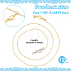 12Pcs 1MM Brass Wheat Chain Adjustable Slider Necklaces NJEW-NB0001-30-2