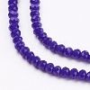 Opaque Solid Color Glass Bead Strands X-GLAA-F076-A05-3