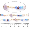 Handmade Brass Glass Link Chains CHC-F019-04G-02-2