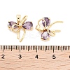 Brass Micro Pave Cubic Zirconia Pendants KK-P271-05G-A-3