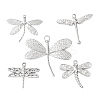 5Pcs 304 Stainless Steel Pendants STAS-P432-12P-1