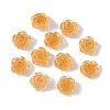Camellia Resin Cabochons MRMJ-WH0064-51B-10-2