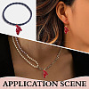 22Pcs Transparent Resin Pendants RESI-ME0001-14-5
