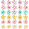 30Pcs 6 Colors Transparent Resin Cabochons RESI-TA0004-45-2