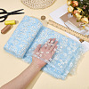 Polyester Flower Pattern Fabric DIY-WH0591-147C-3