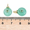 Dyed Natural White Jade Pendants G-Z134-02G-01-3