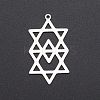 Non-Tarnish 201 Stainless Steel Pendants STAS-S105-LA234-1