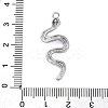 Brass Micro Pave Cubic Zirconia Pendants KK-Q042-01P-2