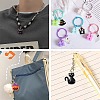 34Pcs 17 Styles Opaque Resin Pendants RESI-CJ0003-05-7