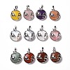 Natural & Synthetic Gemstone Pendants G-I321-11P-1
