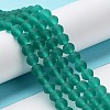 Transparent Glass Beads Strands EGLA-A034-T8mm-MD18-2