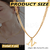 1Pc 304 Stainless Steel Letter Pendant Necklaces NJEW-LP0001-33N-G-2