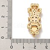 Brass Micro Pave Cubic Zirconia Box Clasps KK-U037-17G-01-3