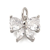 Rack Plating Brass Micro Pave Cubic Zirconia Charms KK-I716-22P-02-1