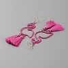 Alloy Flamingo Chandelier Earrings EJEW-WH0010-55B-2