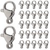 304 Stainless Steel Lobster Claw Clasps STAS-SP0001-73A-1