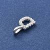 925 Sterling Silver with Cubic Zirconia Charms STER-Q004-01D-S-2