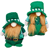 Gorgecraft 2Pcs 2 Style Saint Patrick's Day Cloth Gnome Faceless Doll DJEW-GF0001-63-1