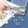 64Pcs 8 Styles 304 Stainless Steel Geometric Links/Connectors STAS-FS0002-02-9