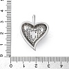 Brass Micro Pave Cubic Zirconia Pendants KK-S510-32GP-08-3
