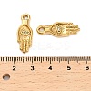 304 Stainless Steel Crystal Rhinestone Pendant STAS-U047-22G-3