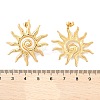 304 Stainless Steel Stud Earrings for Women EJEW-B121-01G-02-5