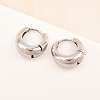 316 Surgical Stainless Hoop Earrings EJEW-C160-06A-P-4