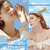 DIY Ocean Theme Synthetic Turquoise & Natural Cowrie Shell & Alloy Jewelry Making Findings Beads Kits DIY-SC0027-42-5