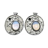 Opalite Oval Pendants G-Q165-03AS-06-1