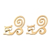 201 Stainless Steel Pendants STAS-B135-10G-1