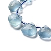 Natural Blue Fluorite Beads Strands G-NH0032-A01-01-4