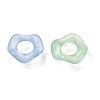 Luminous Transparent Acrylic European Beads AC-CBA9284-06-4