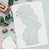 Plastic Drawing Painting Stencils Templates DIY-WH0396-235-3