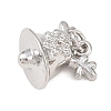 Brass Micro Pave Cubic Zirconia Pendants KK-G544-44P-2