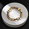 Ion Plating(IP) 304 Stainless Steel Cable Chains Bracelets for Men BJEW-U017-01G-2