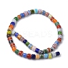 Handmade Millefiori Glass Chevron Beads LAMP-Z019-02A-2